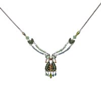 Necklace Ayala Bar Woman Eucalyptus in Metal Alloy Cristallo C3592